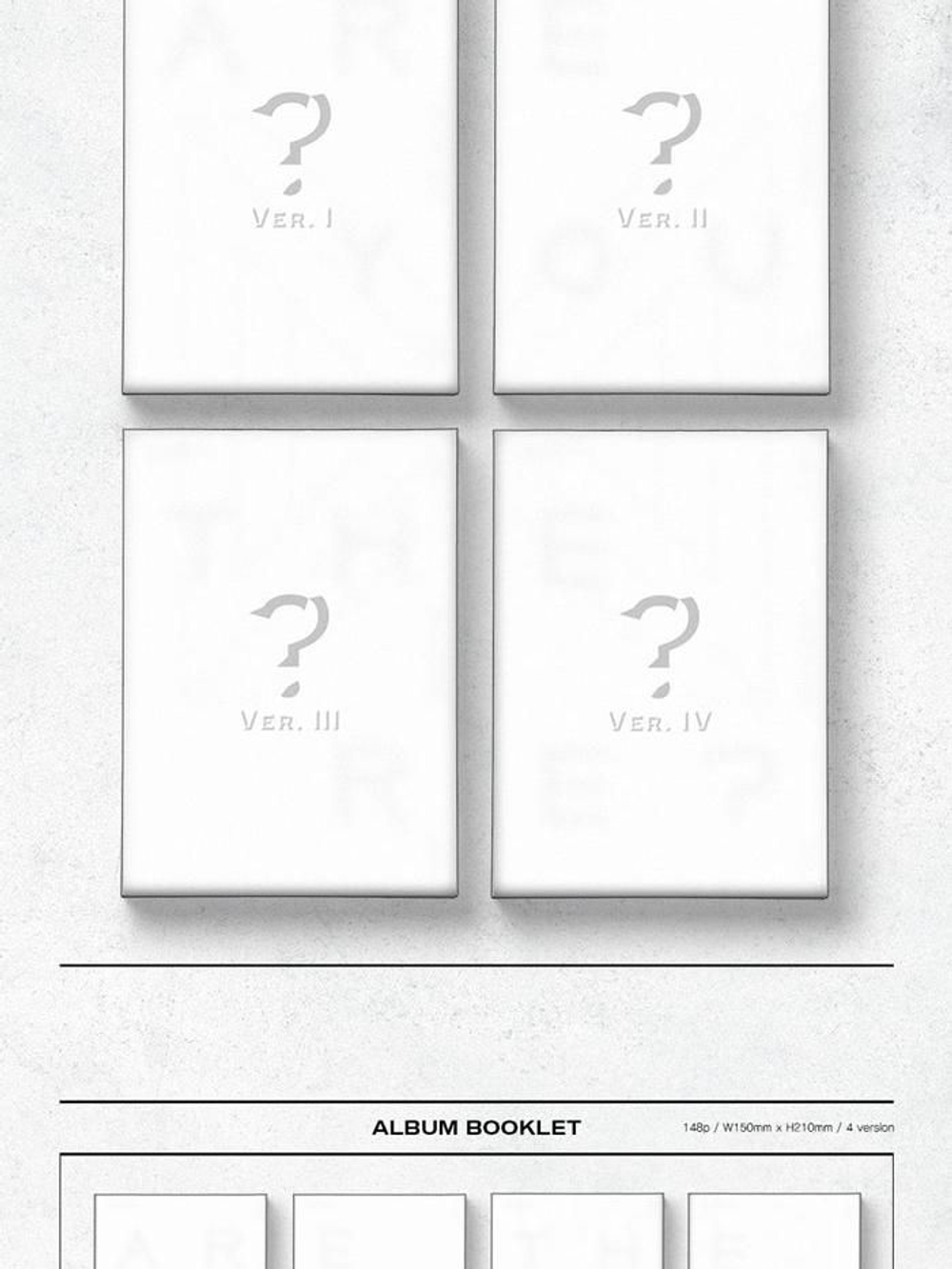 Альбом Monsta X - Take.1 Are You There? 2nd Album 4 Version SET