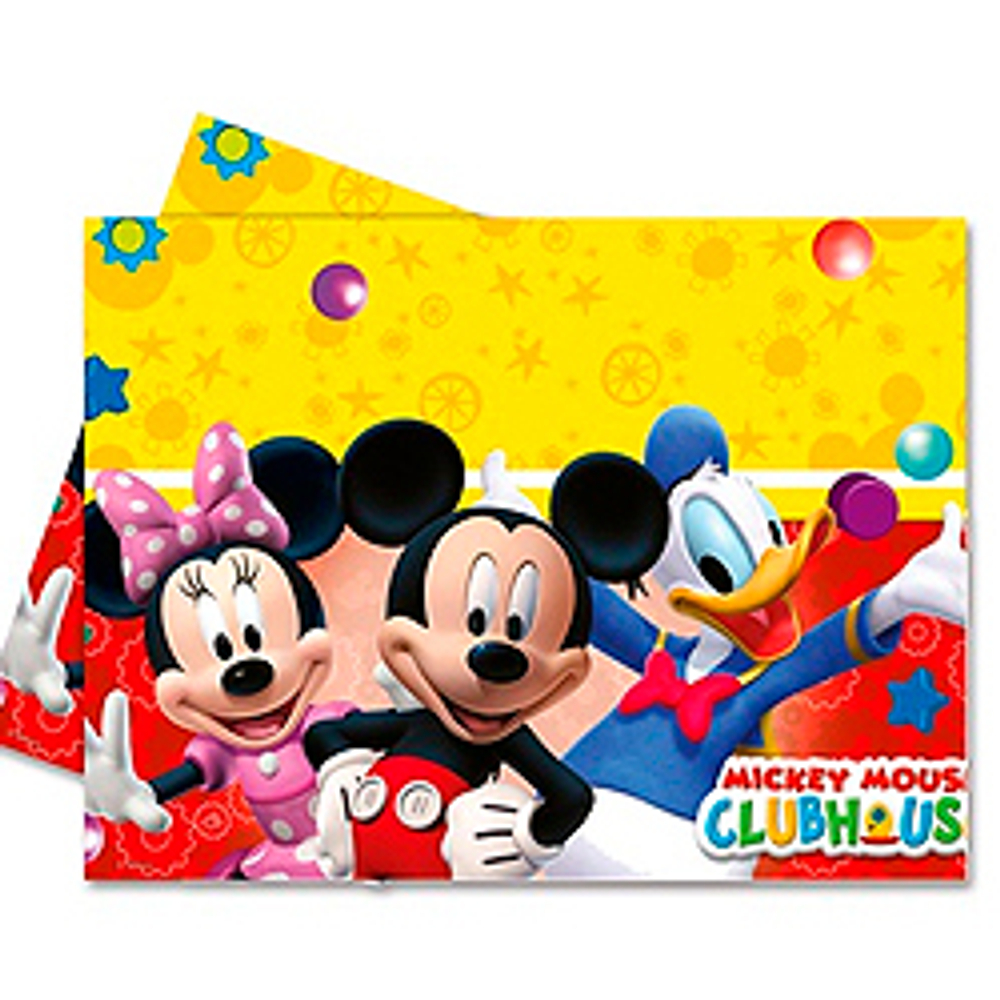 Скатерть-п-э-Микки-игривый-1,2х1,8м