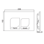 Панель смыва Vignet Prime JCP-CHR-852415