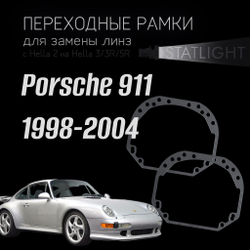 Переходные рамки для замены линз на Porsche 911 1998-2004