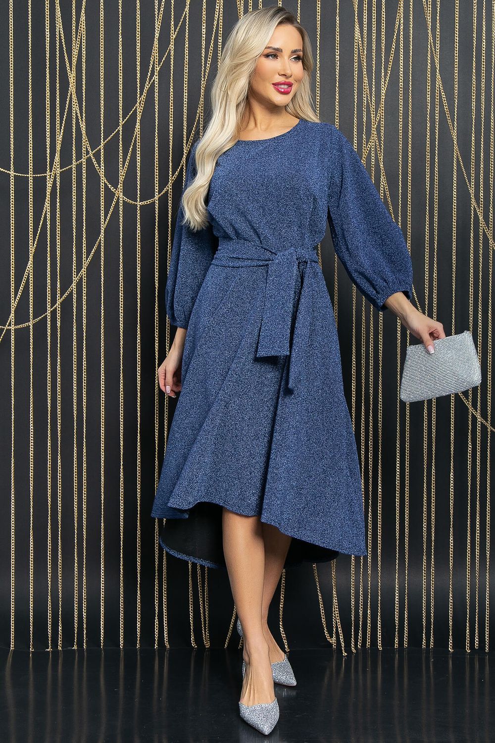 Платье Вечернее настроение (темно-синее) П11614 LT Collection