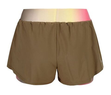 Женские Шорты теннисные Bidi Badu Melbourne 2024 Printed 2in1 - Коричневый