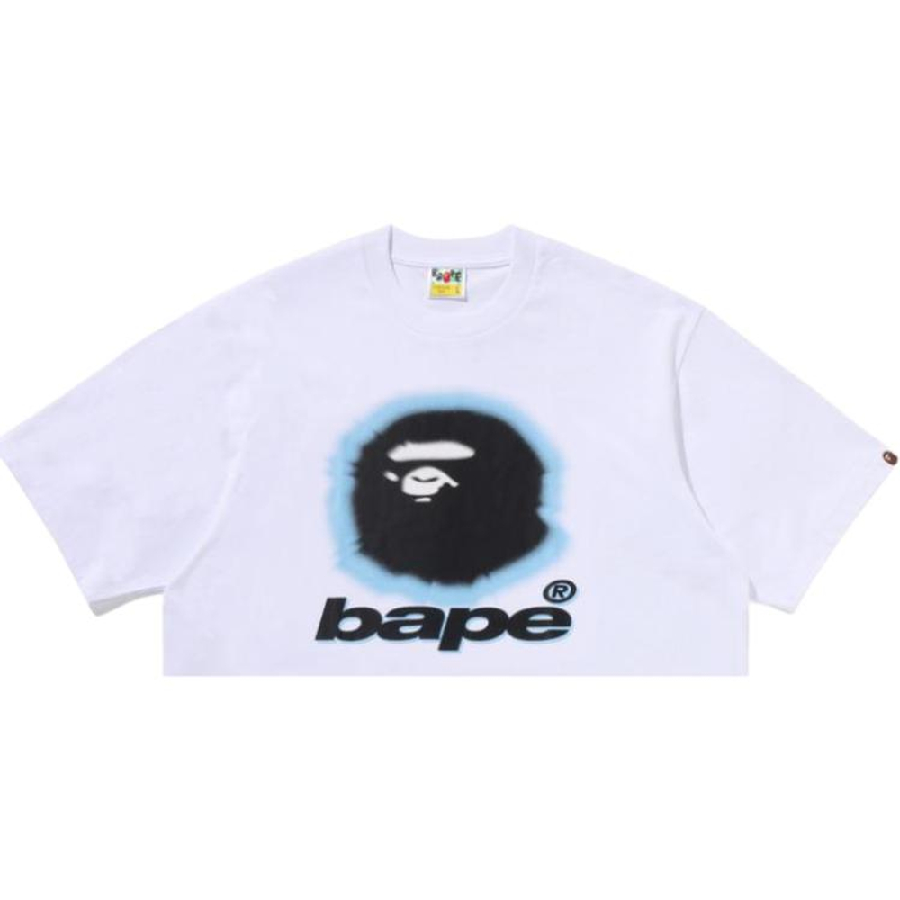 A Bathing Ape Bathing Ape Ss26 Футболка Brand Logo Cotton Regular Sleeve 0zxtem323101q белый
