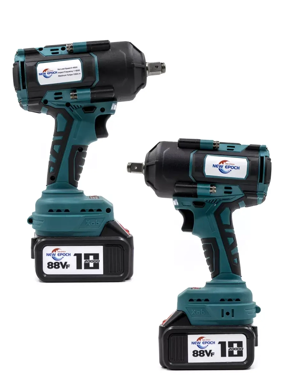 Гайковерт ударный NEW EPOCH 1350 Н·м — бесщеточный аккумуляторный, 88VF, 2 АКБ, кейс