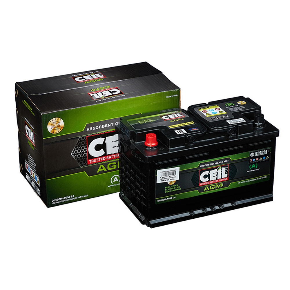Аккумулятор CEIL DIN AGM DIN80-AGM-L4 R