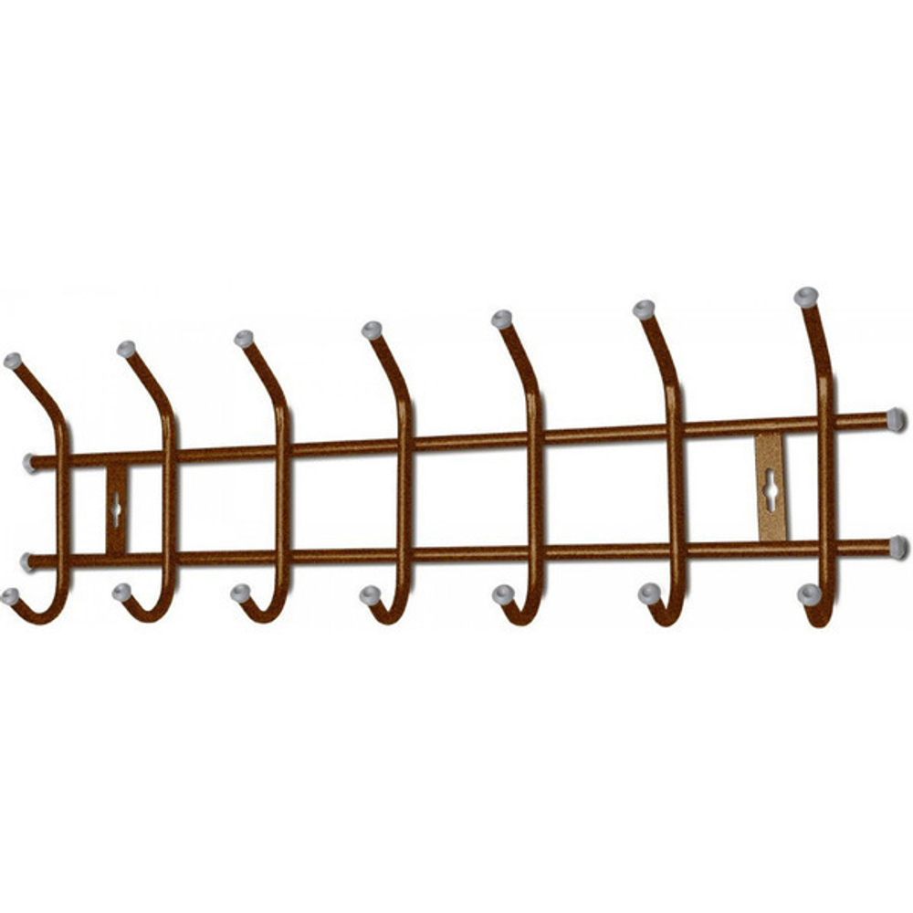 Вешалка настенная 68,5*21,5*8,5см медный антик ВНТ7/А