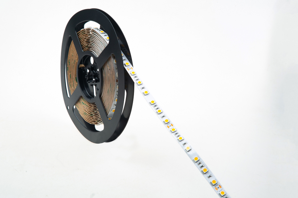 Лента светодиодная SMD нейтральная DC24V 14, 4W/m 4000K 1080Lm/m 60д/м CRI>95 IP20,  упаковка 5 метров,  ширина 10мм,  высота 2мм,  самоклейкая