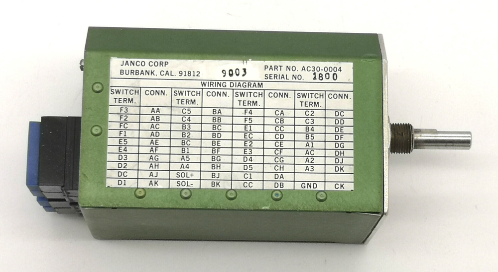 Switch-rotary/переключатель поворотный AC30-0004