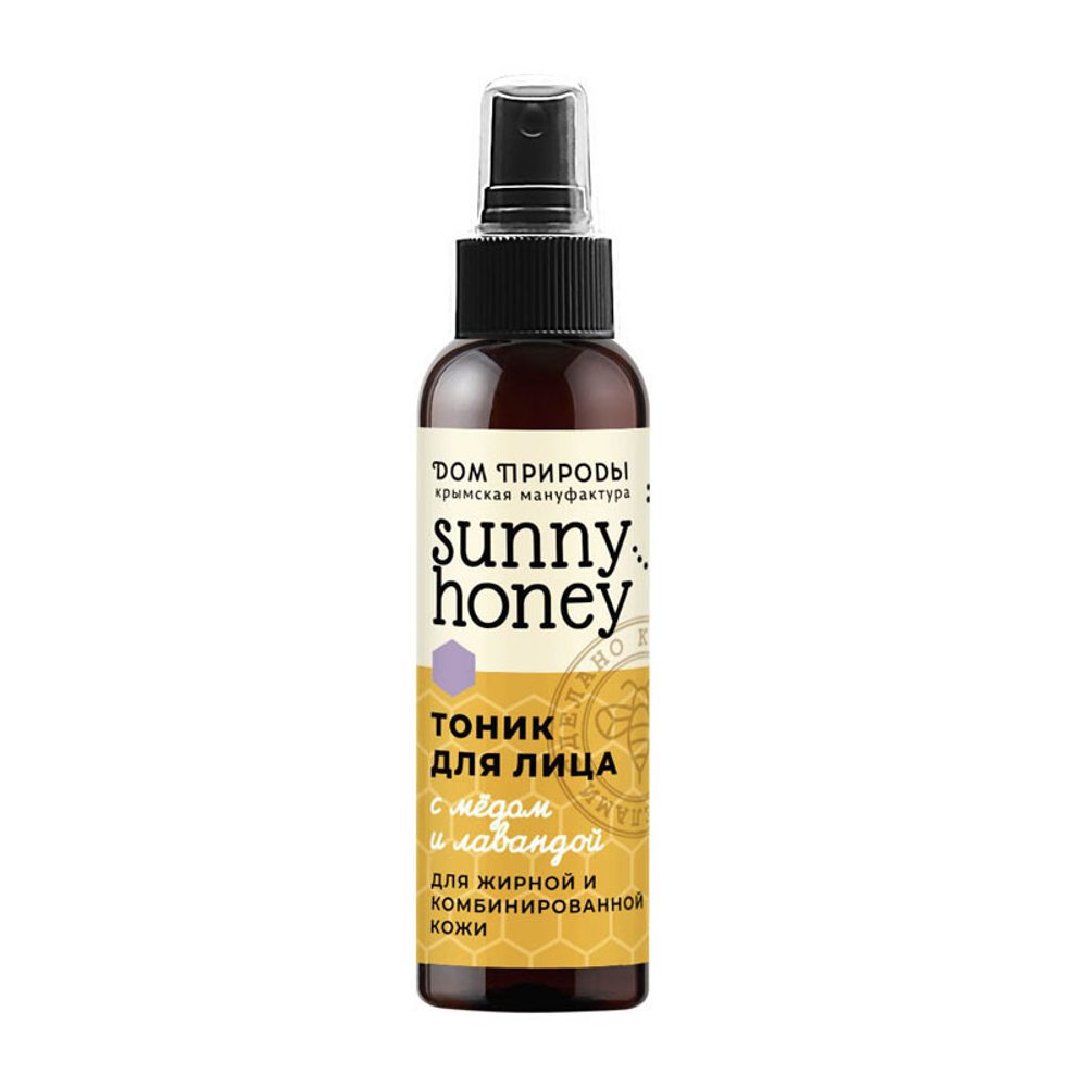 Тоник для лица С медом и лавандой для жирной и комбинированной кожи, 100 г (3,58 б)