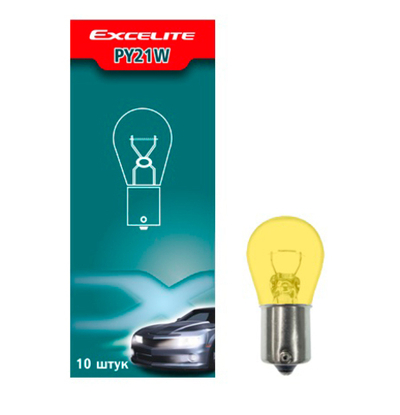 Лампа PY21W 21W 12V желтый BA15s Excelite поворот