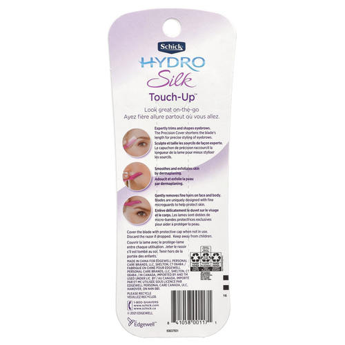 Schick, Hydro шелковый ретушь, разные цвета, 3 одноразовых стакана для бритья