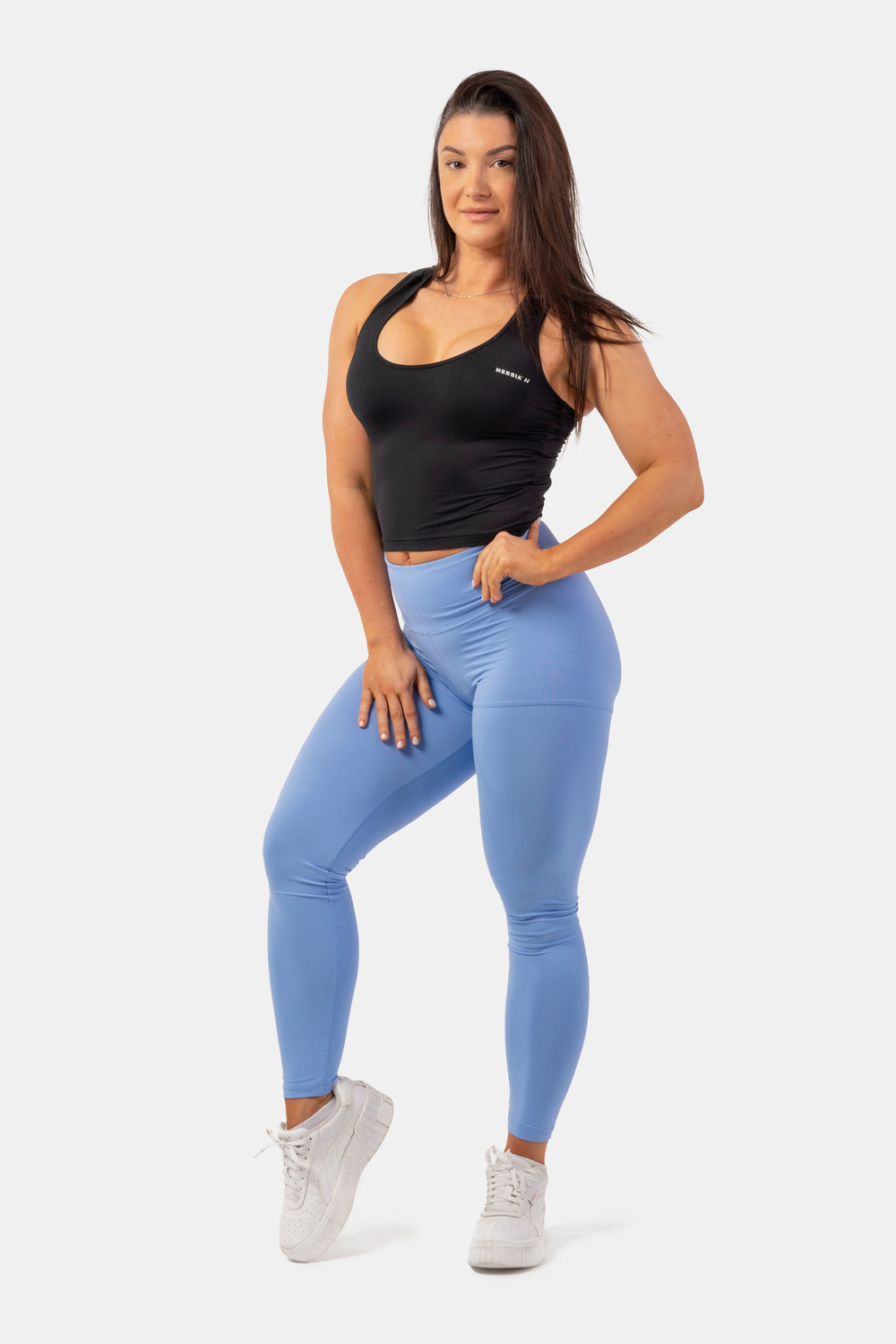 Леггинсы ACTIVE HIGH-WAIST SMART POCKET LEGGINGS 402 Голубые