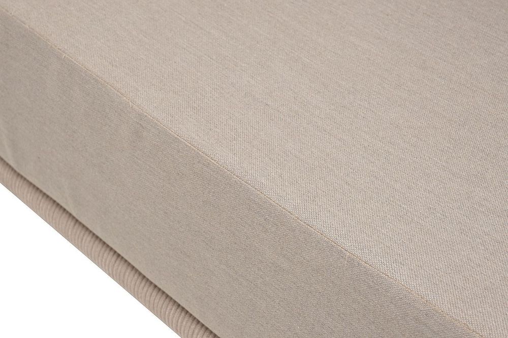 "Верона" лаунж-зона 5-местная плетеная из роупа (веревки), каркас алюминиевый белый, роуп бежевый