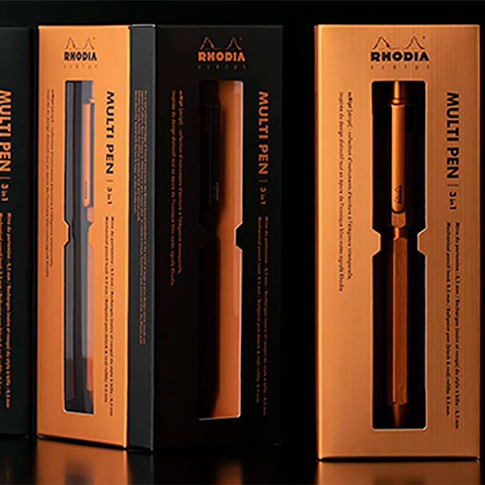 Ручка мультисистемная Rhodia Multi Pen два стержня и карандаш 0,5 (9340C) 5