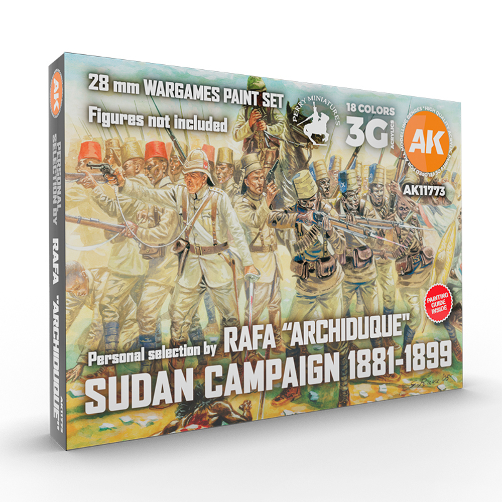 Набор красок AK interactive Signature Set - Rafa Archiduque Sudan Campaign 1881-1899