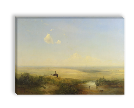 "Степь днем", Саврасов А. К., картина для интерьера (репродукция)