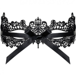 Ажурная маска на глаза , OS черная (Цвет: черный)