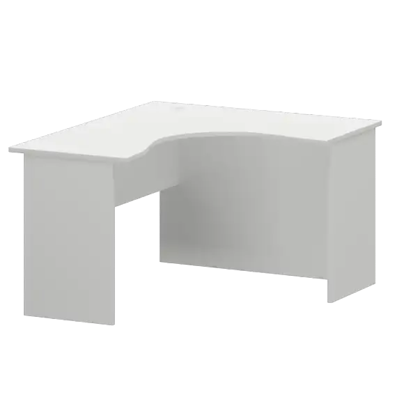 Стол компактный правый А-204.60.ПР Белый 1400x1200x760 Арго