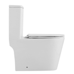 Унитаз-моноблок AZARIO Nimbus 360x680х813 безободковый, система слива "скрытое торнадо", в комплекте с быстросъемным сиденьем микролифт (AZ-6080-AP)