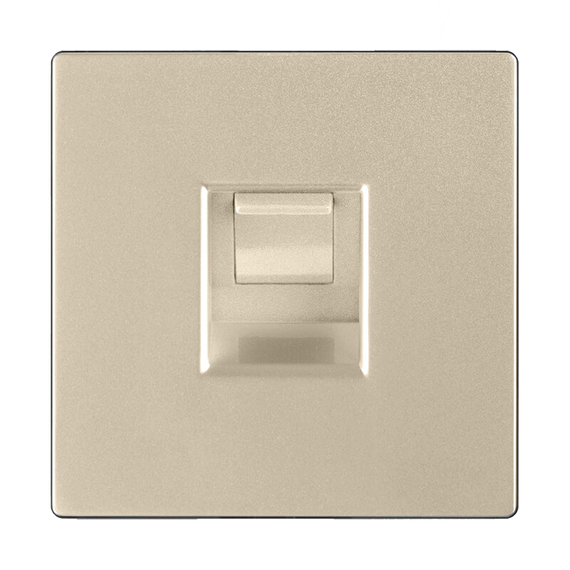 Розетка Werkel Ethernet RJ-45 шампань W1181011 4690389157479