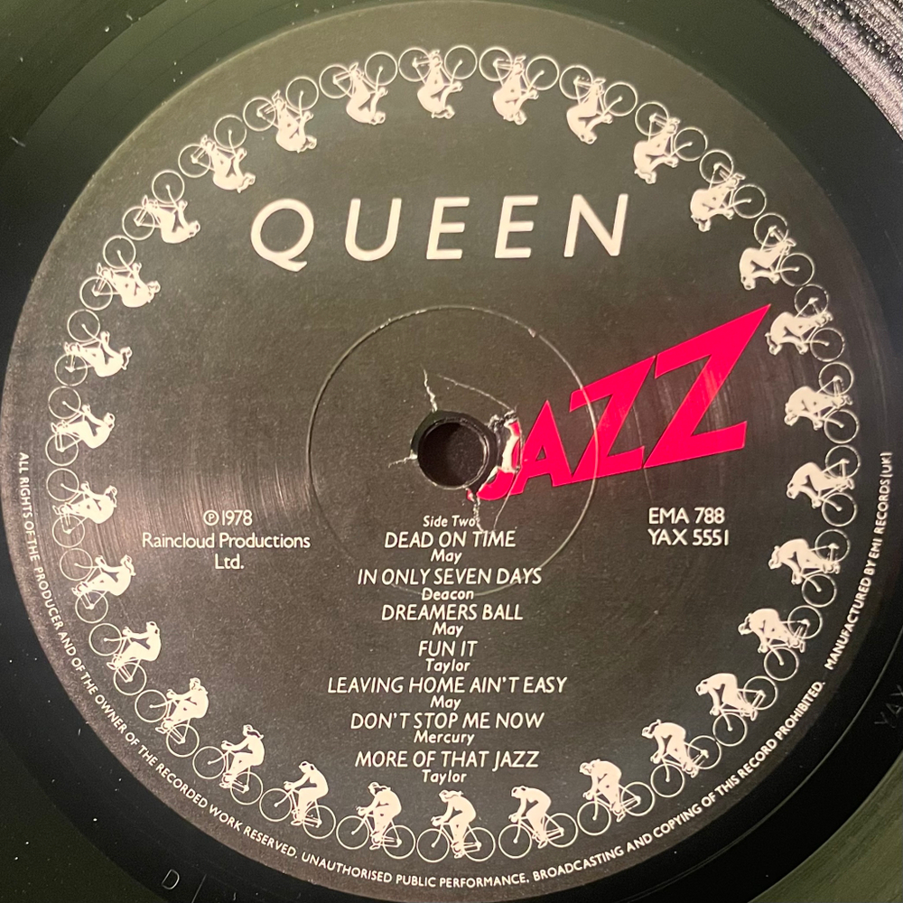 Queen ‎– Jazz (Англия)