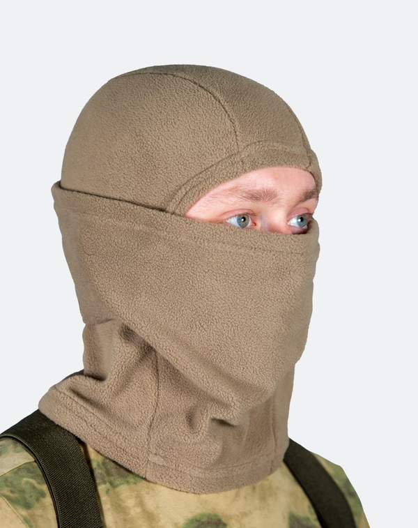 Балаклава мужская флис DTY, цвет койот браун
