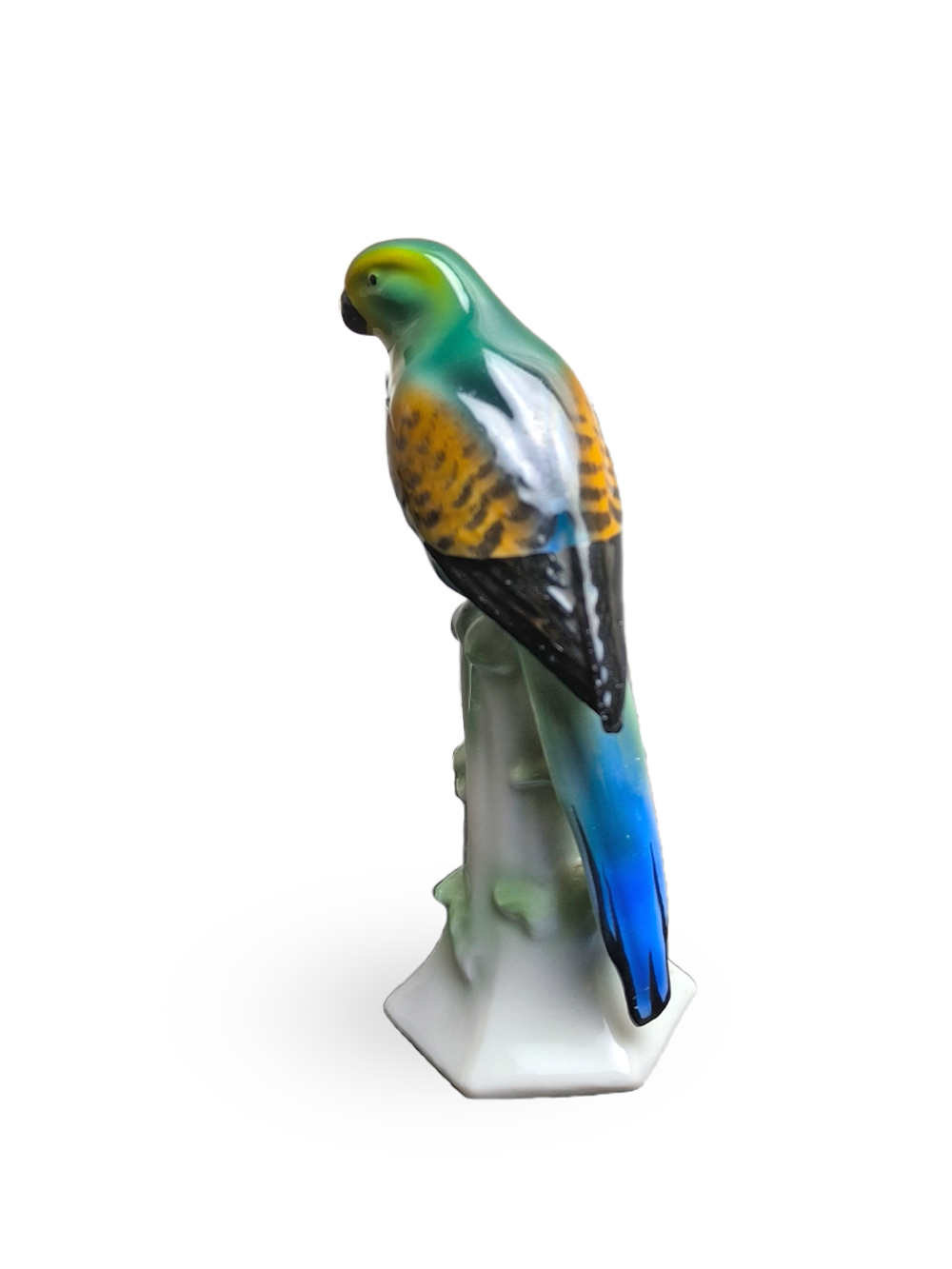 Фарфоровая статуэтка "Попугай" Fasold & Stauch