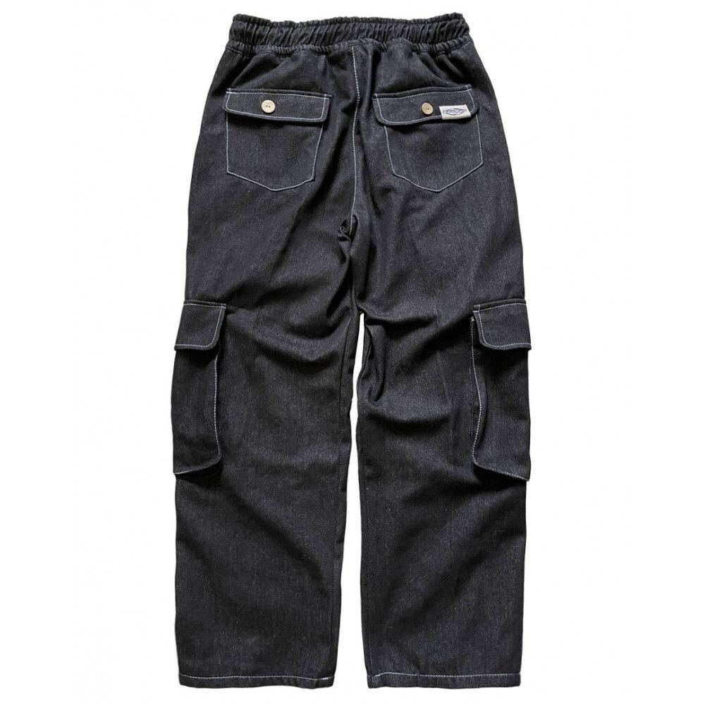 Купить Джинсы SoWhat? Карго Плотные Широкие Черные Джинсы SoWhat? Карго Плотные Широкие Черные