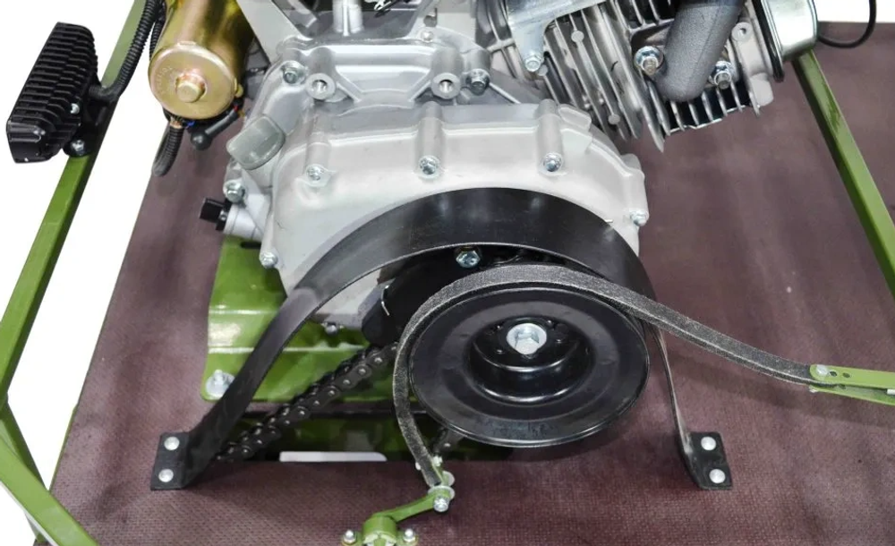 Мотобуксировщик вездеход KOiRA T9 R (понижающий редуктор)