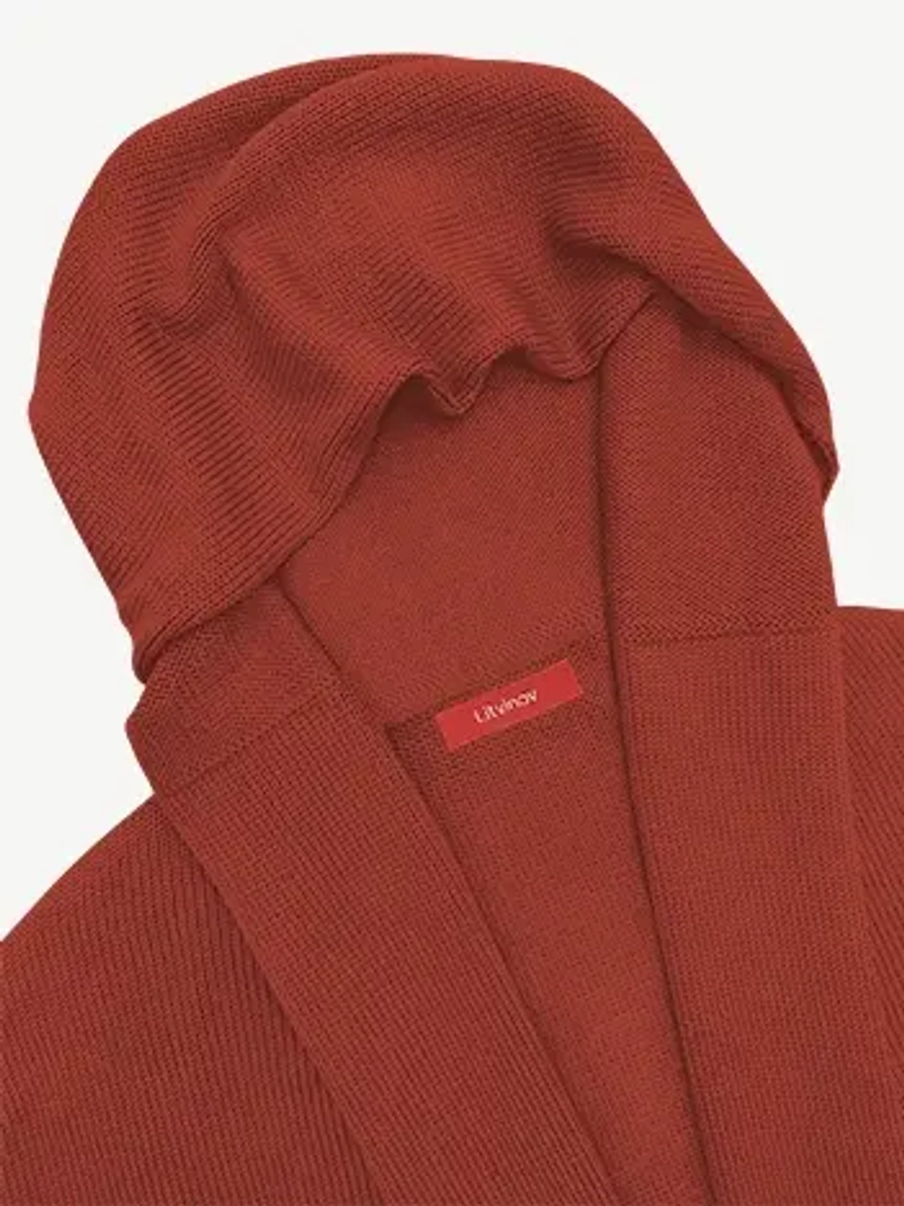 Кардиган с капюшоном из хлопка