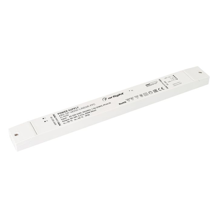 Блок питания Arlight ARV-SP-48250-Linear-PFC 48V 250W IP20 5,21A 032630