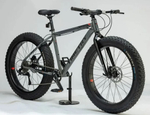Велосипед 26" TIMETRY TT406 9 ск. серый Фэтбайк