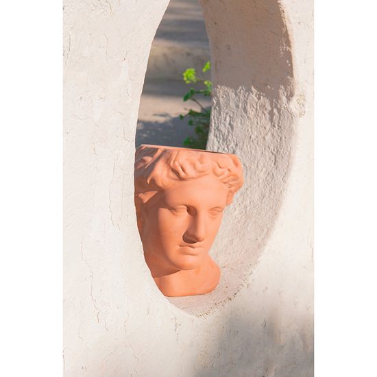 Ваза для цветов apollo, 23,4 см, терракотовая