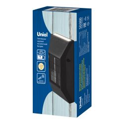 USL-F-154-PT120 NEWYORK Cветильник настенный на солнечной батарее. 6 светодиодов. Белый свет. 1xАА Ni-Mh аккумулятор в-к. IP44. TM Uniel