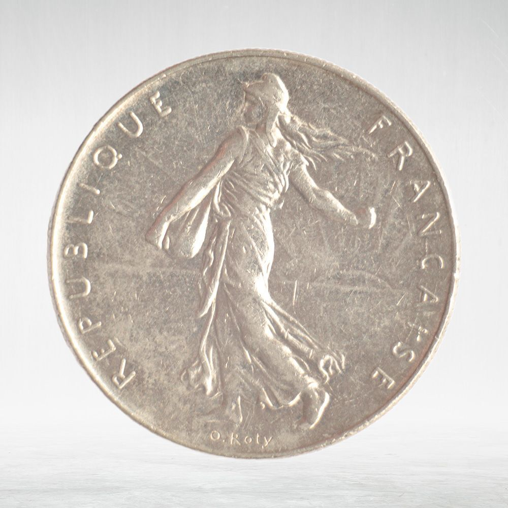 France, 1 Franc 1976 - Signature "O. Roty", VF
