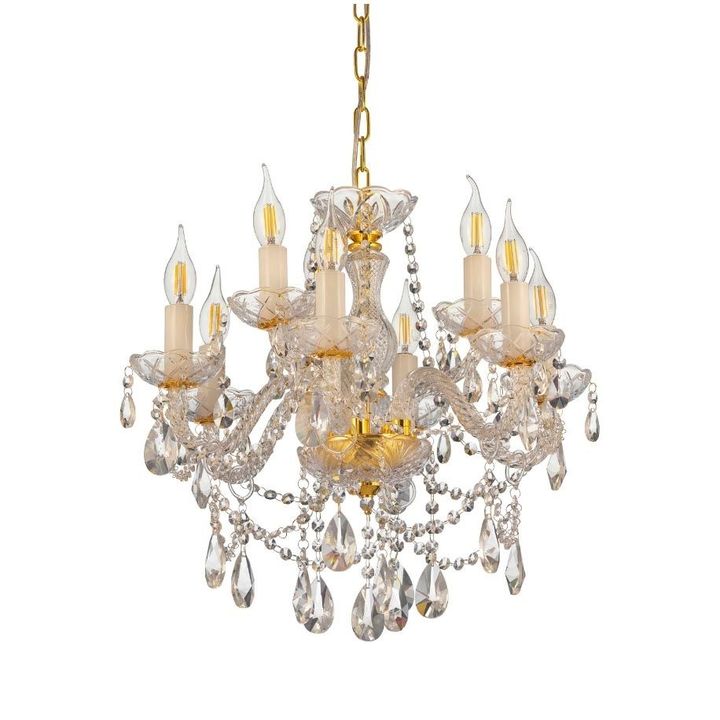 Подвесная люстра Lumina Deco Eliza LDP 7026-6+3 SL+GD