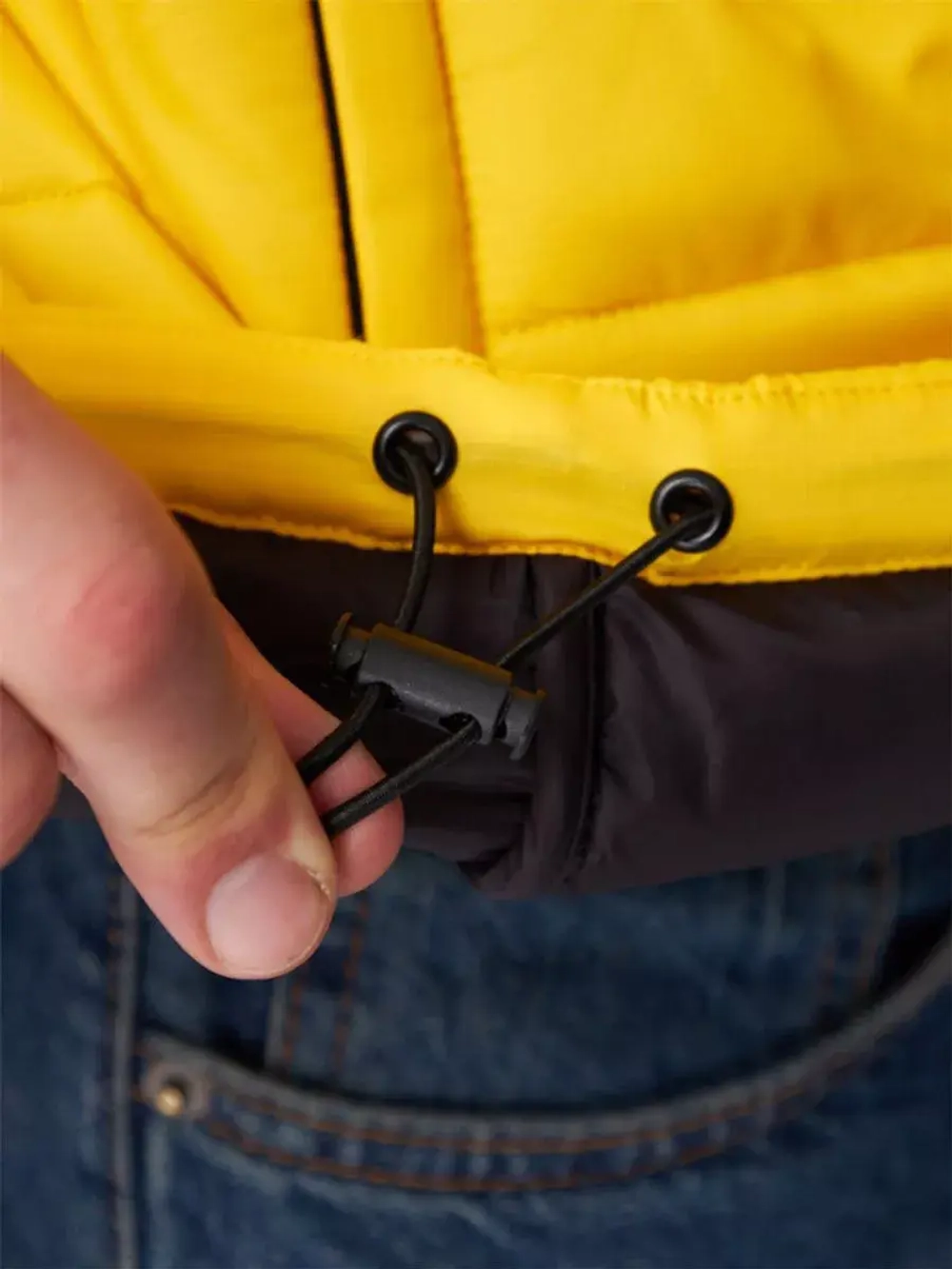 Куртка Alaskan Juneau Yellow утепленная стеганая