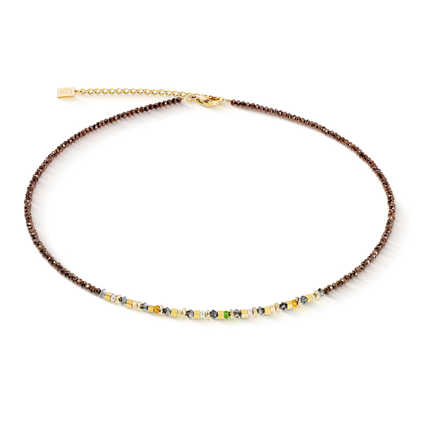 Колье Coeur de Lion Brown-Olive 4359/10-1109