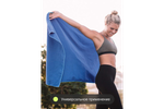 Полотенце спортивное охлаждающее Urbanfit, 70х140, микрофибра, синий