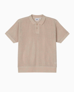 Джемпер-поло к/р Obey Saratoga Mesh Polo SS