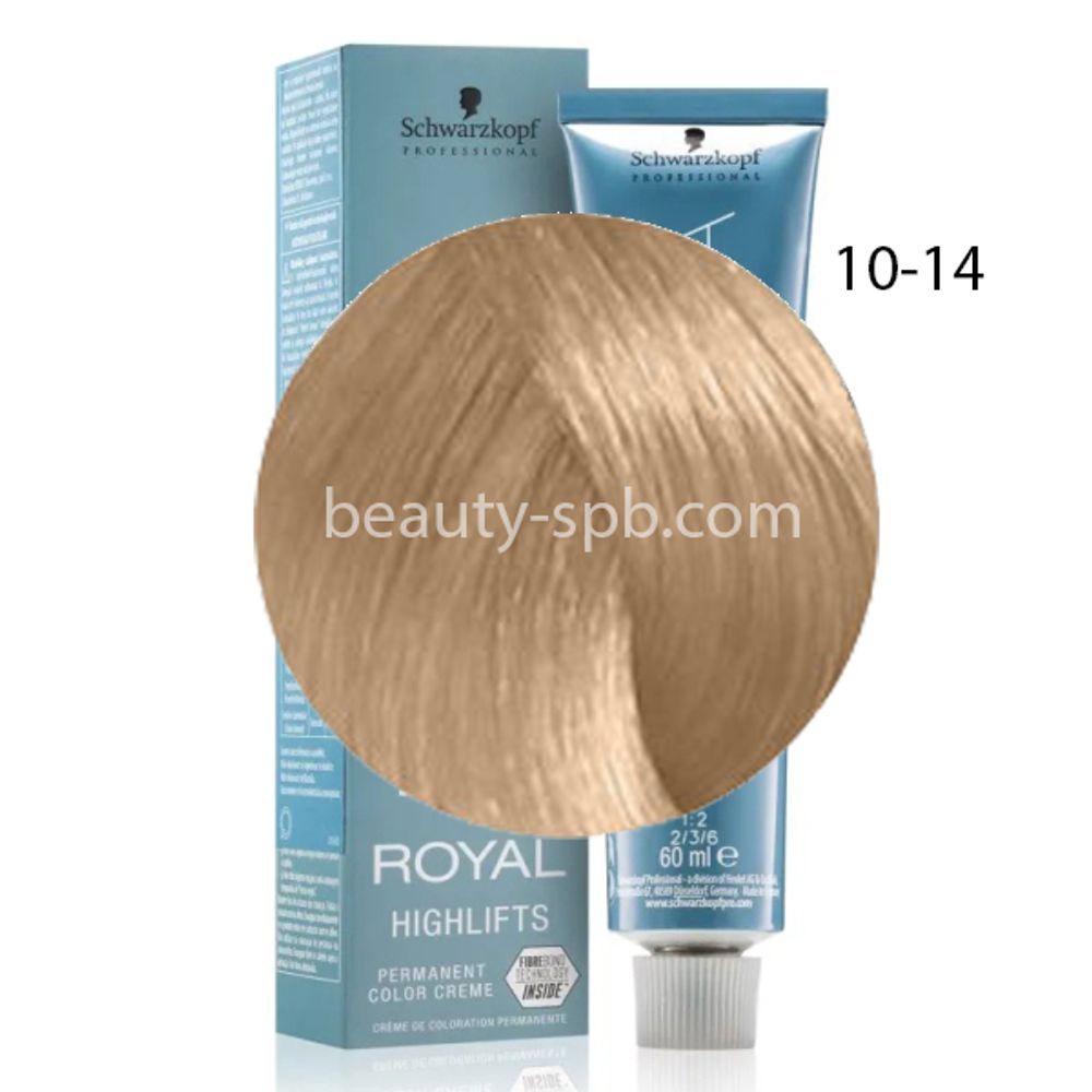 Schwarzkopf Professional Highlifts краска для волос Игора цвет 10-14 Экстрасветлый блондин сандрэ бежевый 60мл