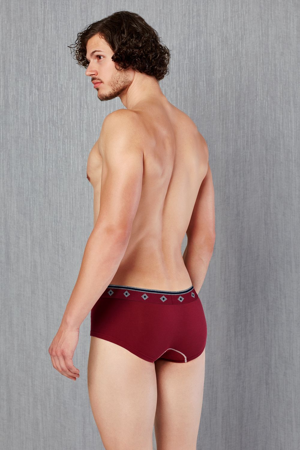 Мужские трусы-хипсы Doreanse Elegant (Размер: S) (Цвет: бордовый)