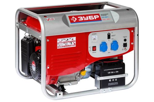 Генератор бензиновый Зубр ЗЭСБ-4000-Э - [4 кВт / 220V]