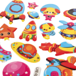 Наклейки выпуклые "Космос" 20*10см.