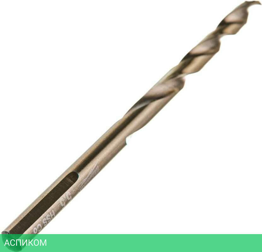 Сверло по металлу Milwaukee HSS-Co 5.5мм 10шт (4932373344)