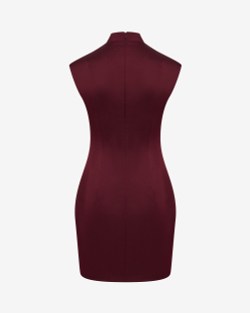 Платье-ципао из сатина