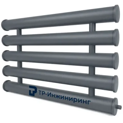 Регистр отопления РСП-5x57x3,0-3000 пятирядный секционный с плоскими заглушками
