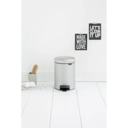 Brabantia - Контейнер для мусора NewIcon 3л Серый Металлик / артикул   113260  / GTIN 8710755113260