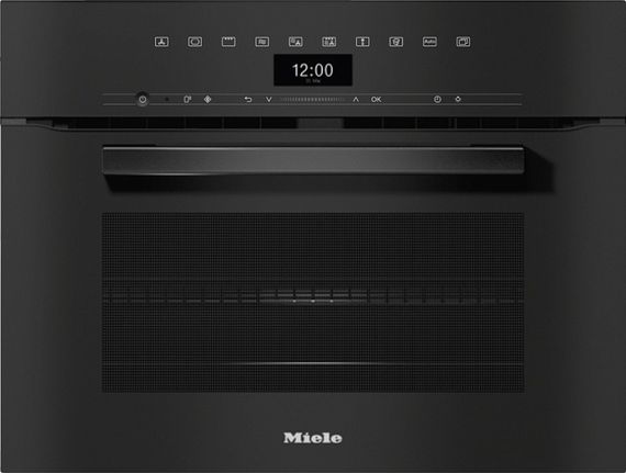 Компактный духовой шкаф с СВЧ Miele H7440BM OBSW