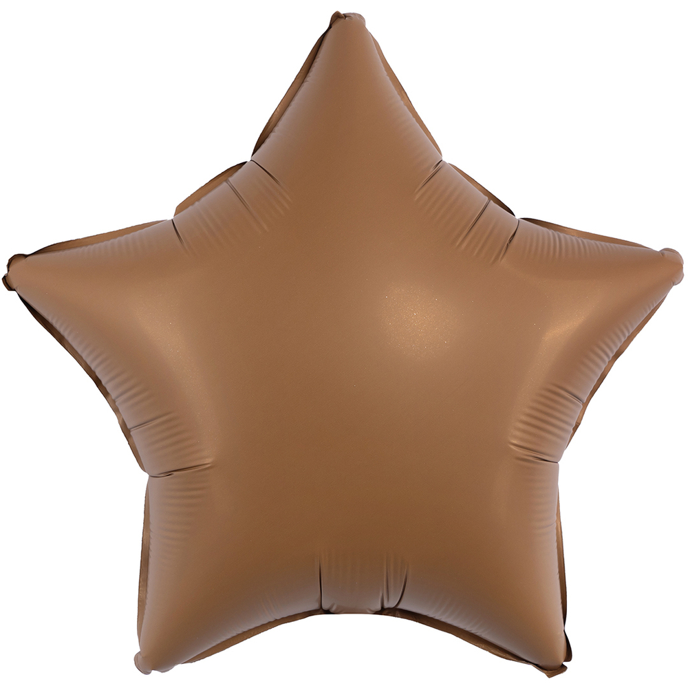 Ф 18" Звезда Шоколад Матовый